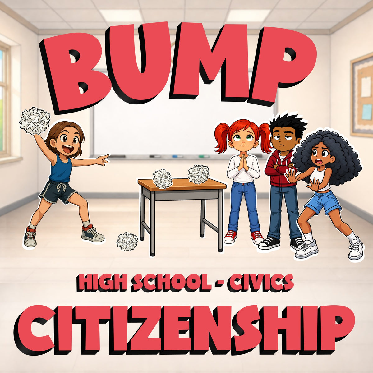 Citizenship BUMP Civics Game - No Prep Review Activity