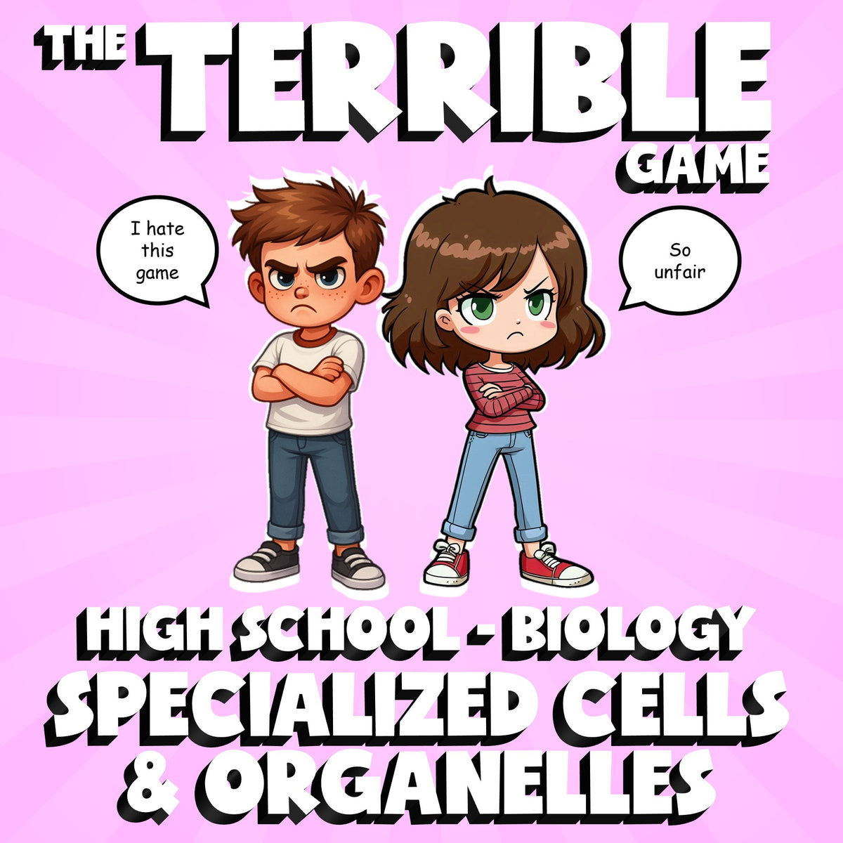 Specialized Cells & Organelles THE TERRIBLE GAME - Biology Science Review