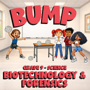Biotechnology & Forensics BUMP Science Game - No Prep Grade 9 Review Activity