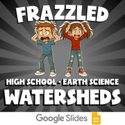 Watersheds FRAZZLED Game - No Prep Earth Science Review Activity