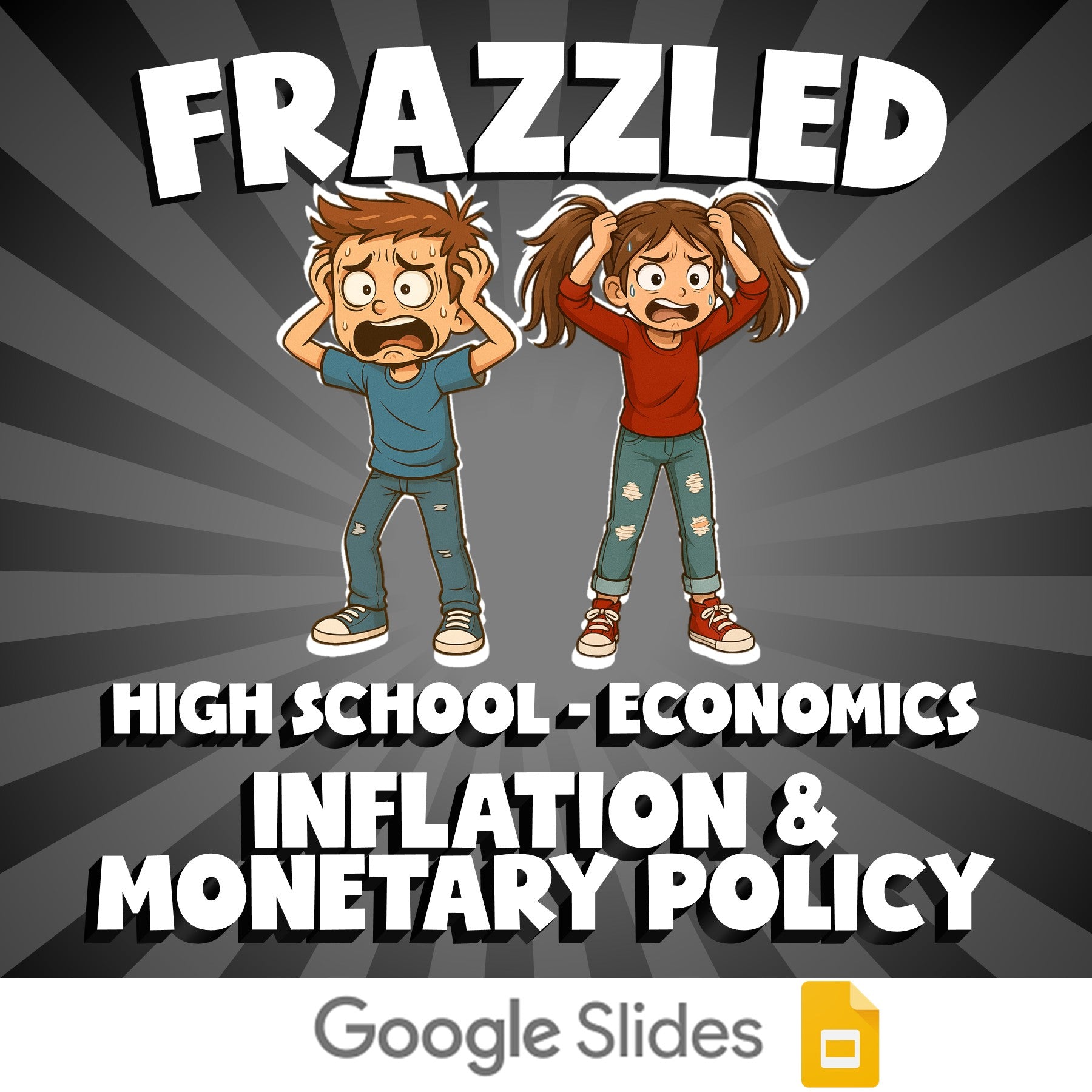 Inflation & Monetary Policy FRAZZLED Economics Game - No Prep Review Activity