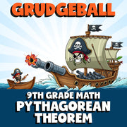 Pythagorean Theorem GRUDGEBALL Math Game - No Prep Grade 9 Review Activity