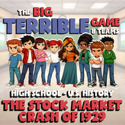 The Stock Market Crash of 1929 BIG TERRIBLE GAME - No Prep U.S. History Review