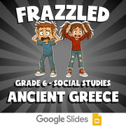 Ancient Greece FRAZZLED Socials Game - No Prep Grade 6 Review Activity