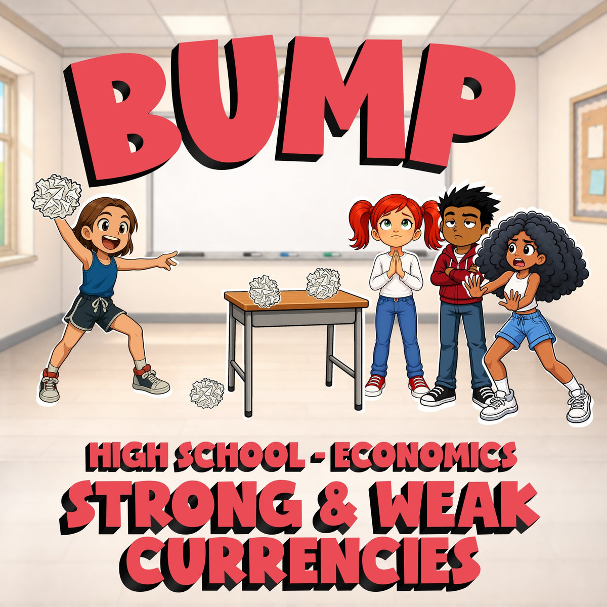 Strong & Weak Currencies BUMP Economics Game - No Prep Review Activity