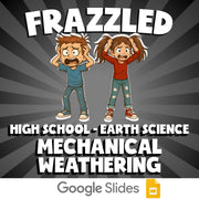 Mechanical Weathering FRAZZLED Game - No Prep Earth Science Review Activity