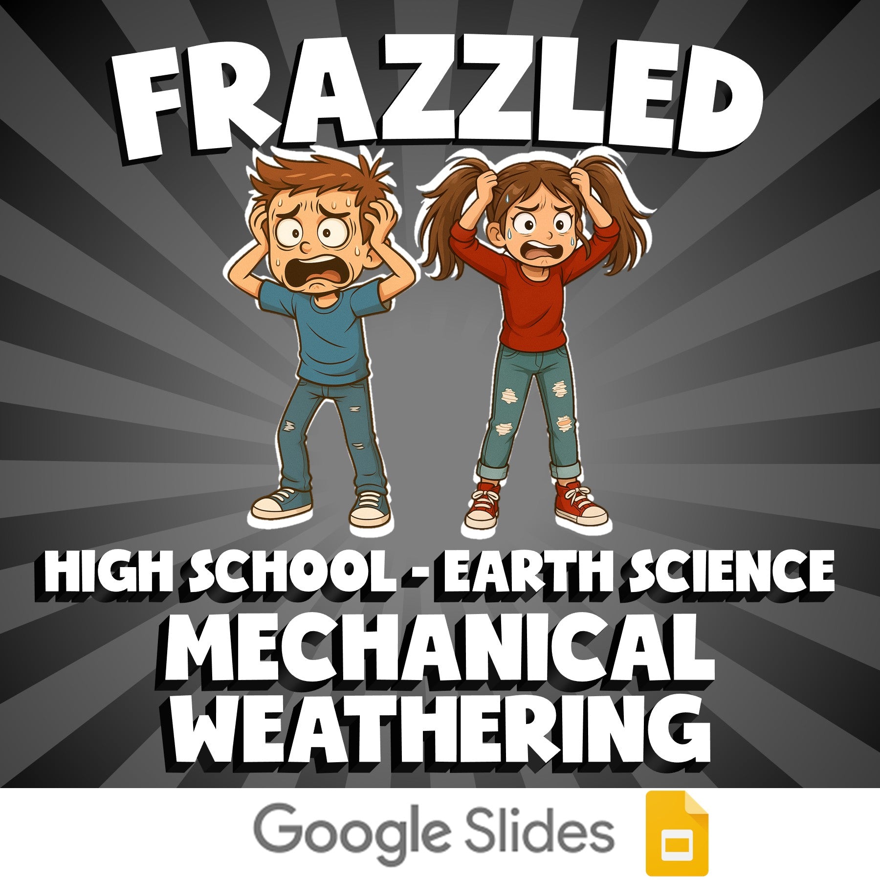 Mechanical Weathering FRAZZLED Game - No Prep Earth Science Review Activity
