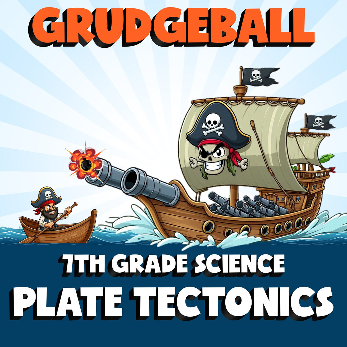 Plate Tectonics GRUDGEBALL Science Game - No Prep Grade 7 Review Activity