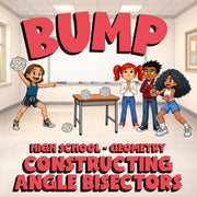 Constructing Angle Bisectors BUMP Math Game - No Prep Geometry Review Activity