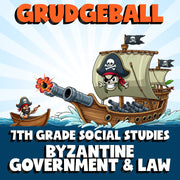 Byzantine Government & Law GRUDGEBALL Socials Game - No Prep Grade 7 Review