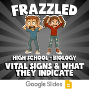 Vital Signs & What They Indicate FRAZZLED Science Game - No Prep Biology Review
