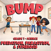 Predation, Parasitism, & Symbiosis BUMP Science Game - No Prep Grade 7 Review