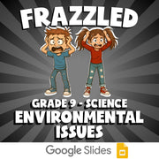 Environmental Issues FRAZZLED Science Game - No Prep Grade 9 Review Activity