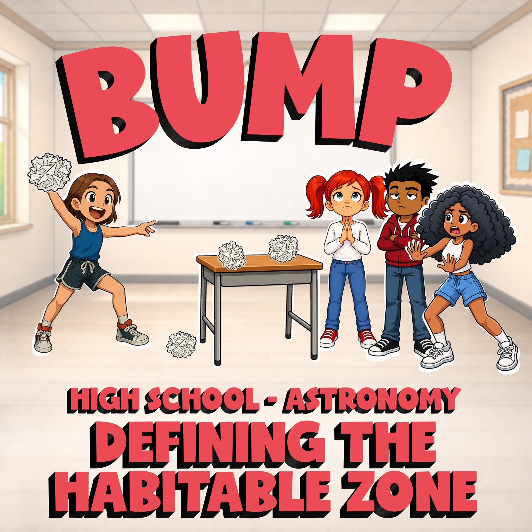 Defining the Habitable Zone BUMP Science Game - No Prep Astronomy Review