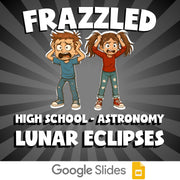 Lunar Eclipses FRAZZLED Science Game - No Prep Astronomy Review Activity