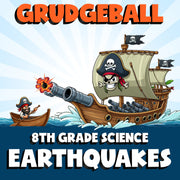 Earthquakes GRUDGEBALL Science Game - No Prep Grade 8 Review Activity