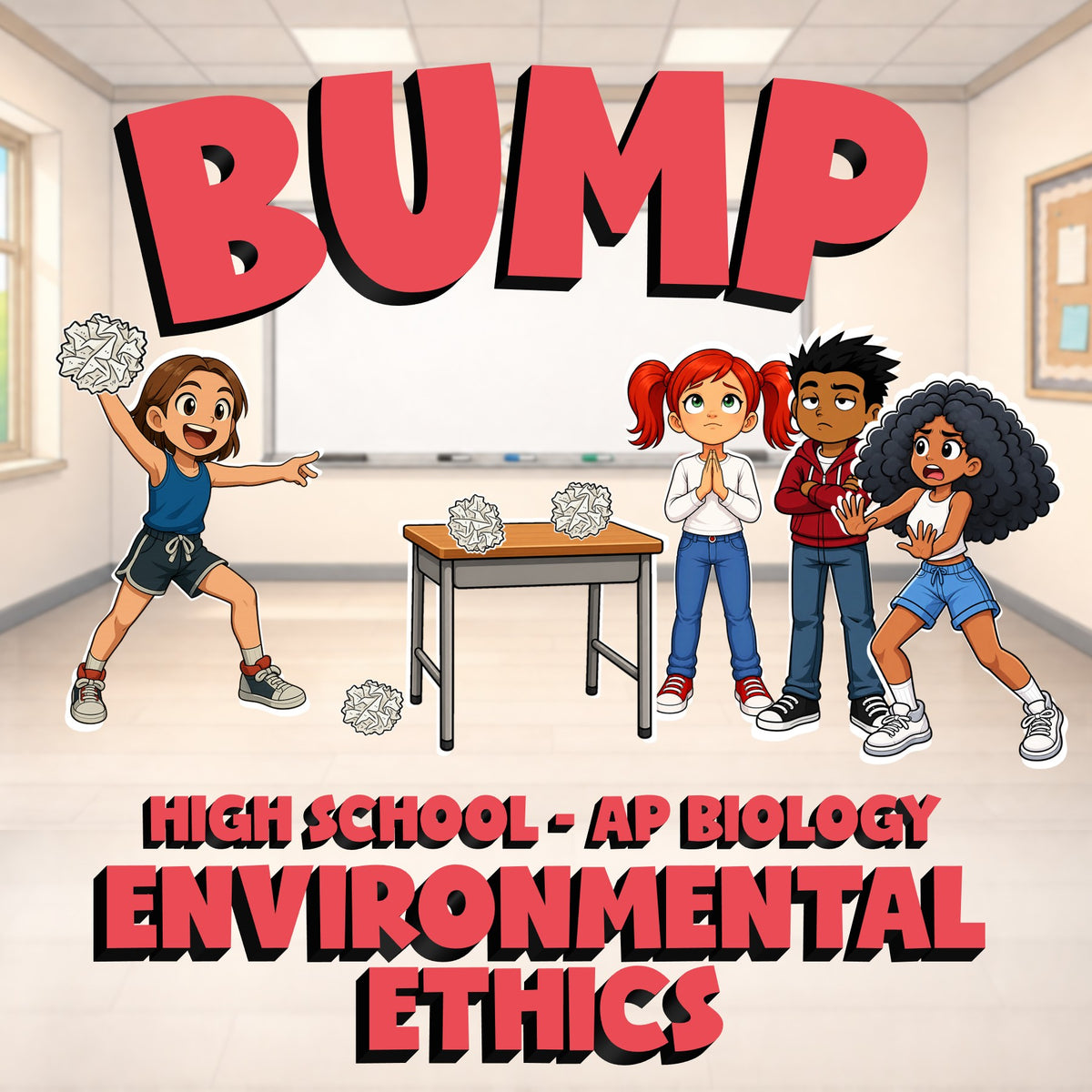 Environmental Ethics BUMP Science Game - No Prep AP Biology Review Activity