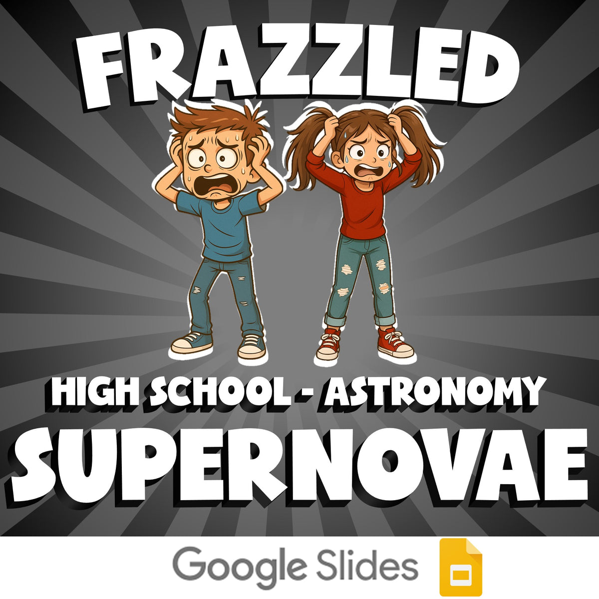 Supernovae FRAZZLED Science Game - No Prep Astronomy Review Activity