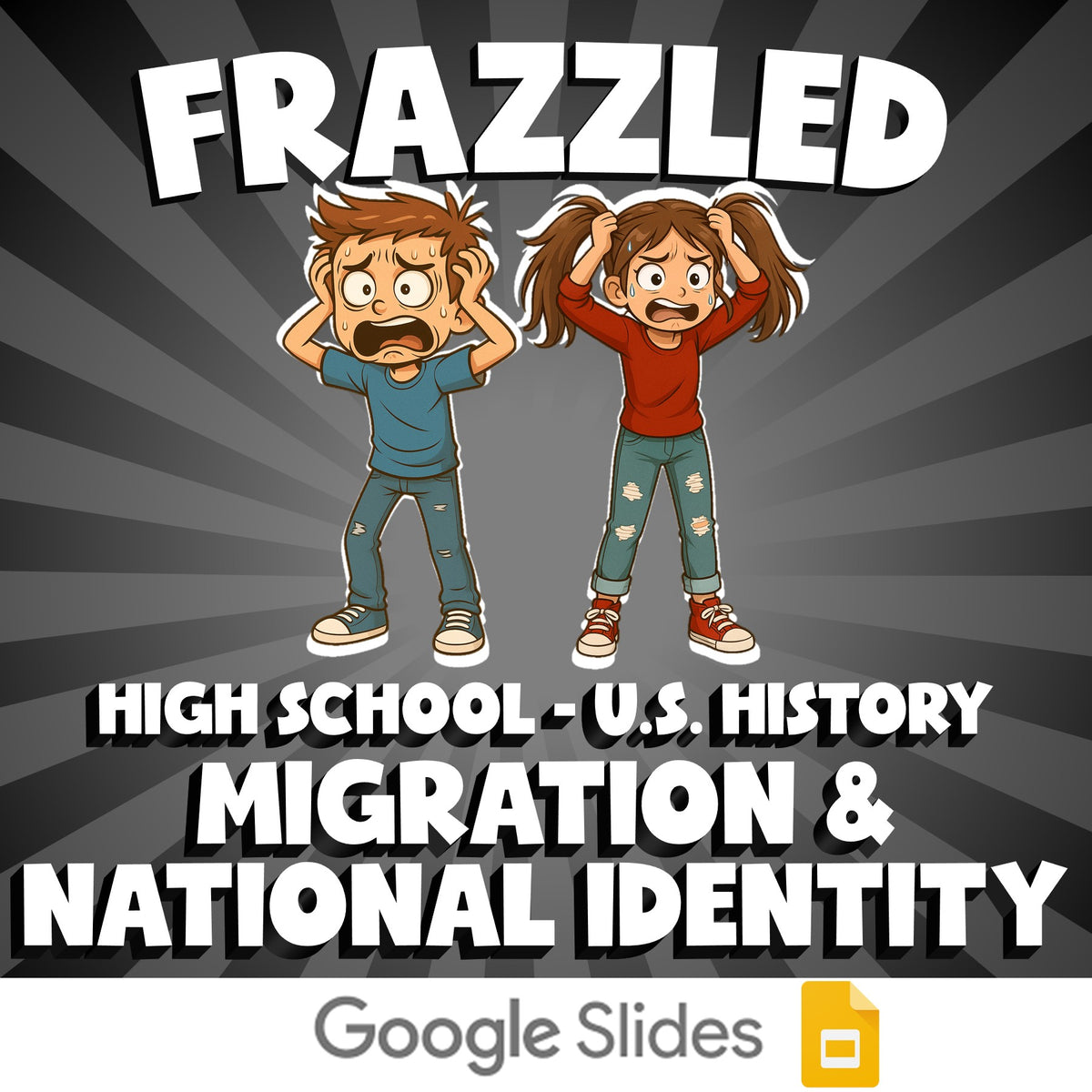 Migration & National Identity FRAZZLED U.S. History Game - No Prep Review