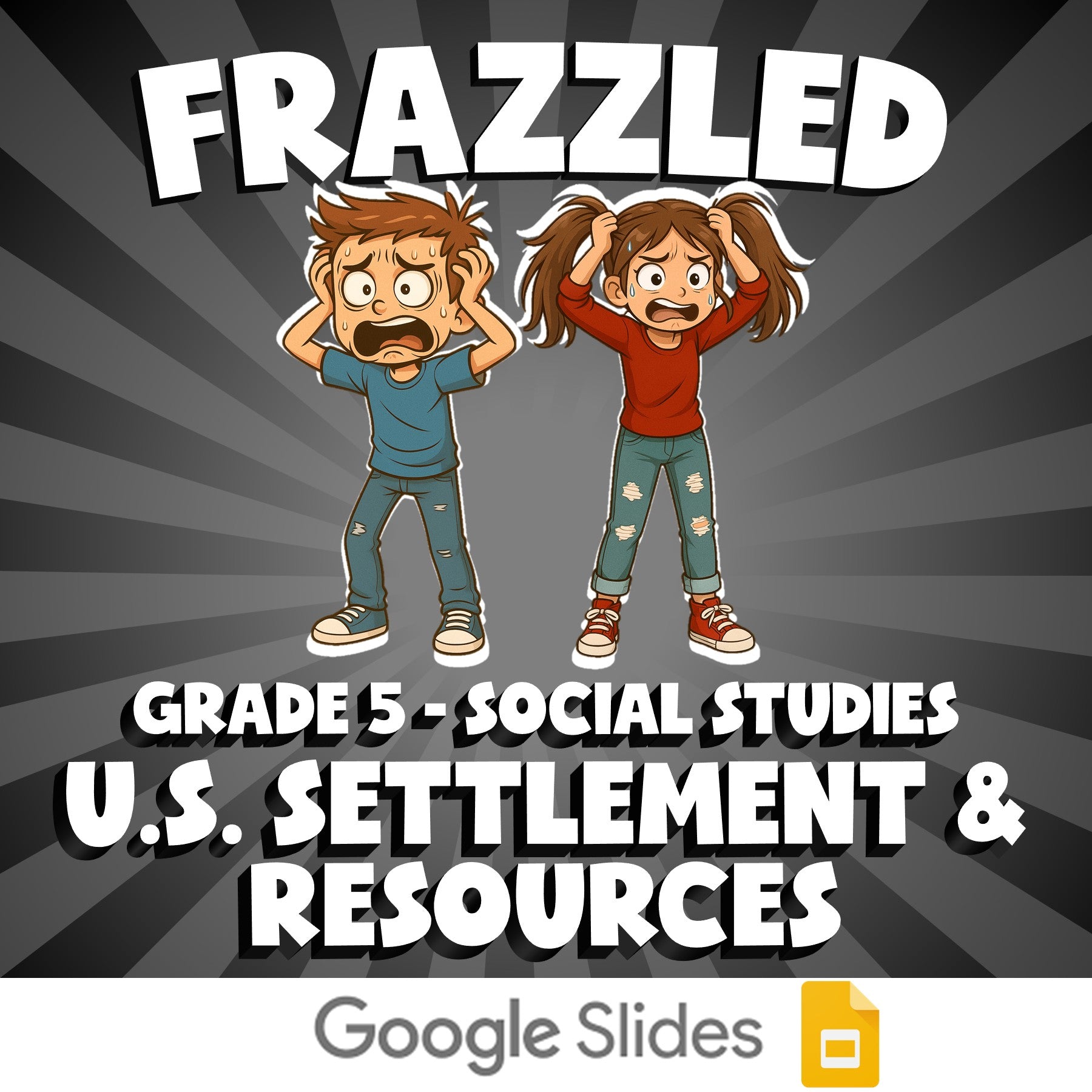 U.S. Settlement & Resources FRAZZLED Socials Game - No Prep Grade 5 Review