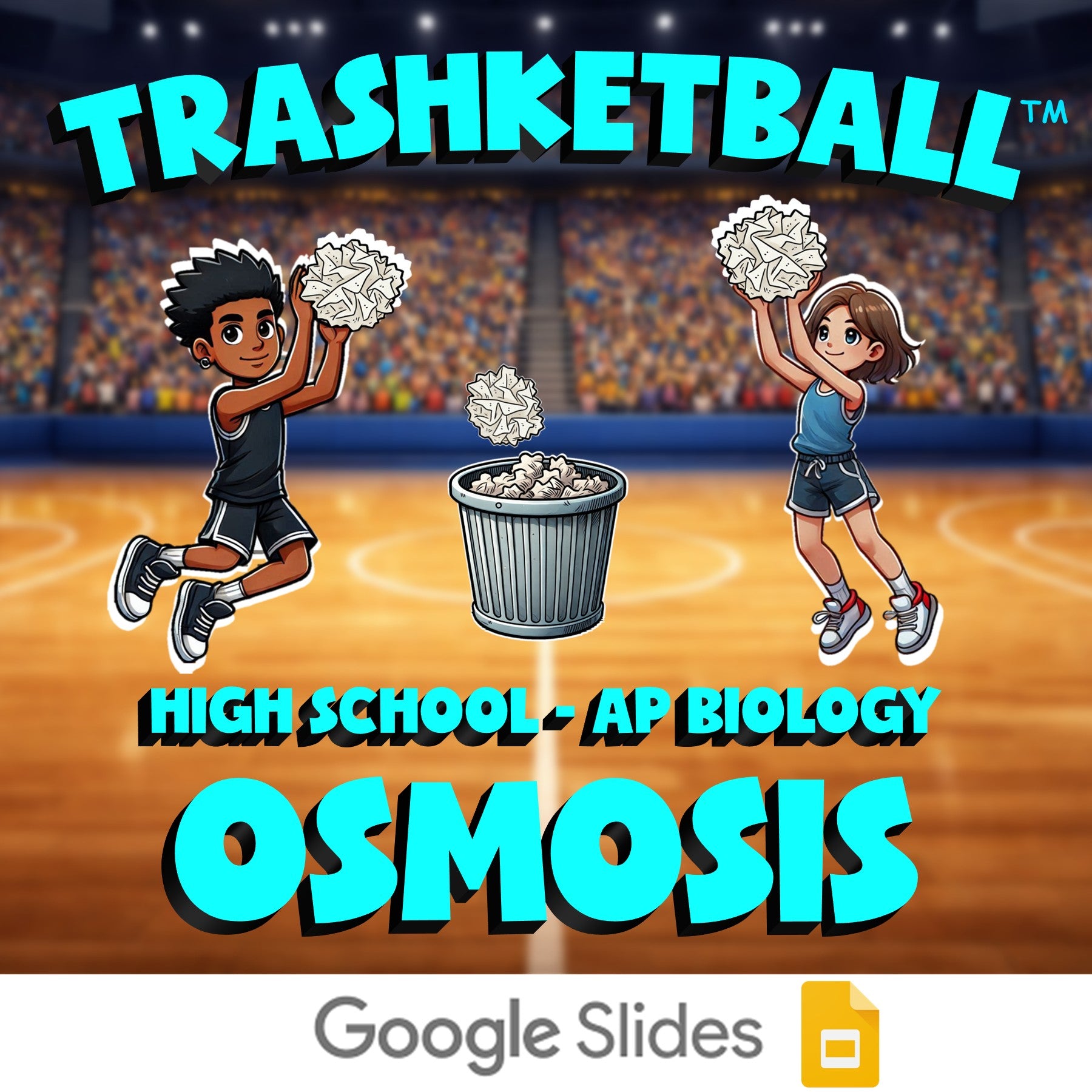 Osmosis TRASHKETBALL Science Game - No Prep AP Biology Review Activity