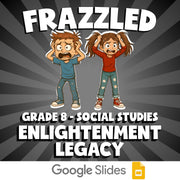 Enlightenment Legacy FRAZZLED Socials Game - No Prep Grade 8 Review Activity