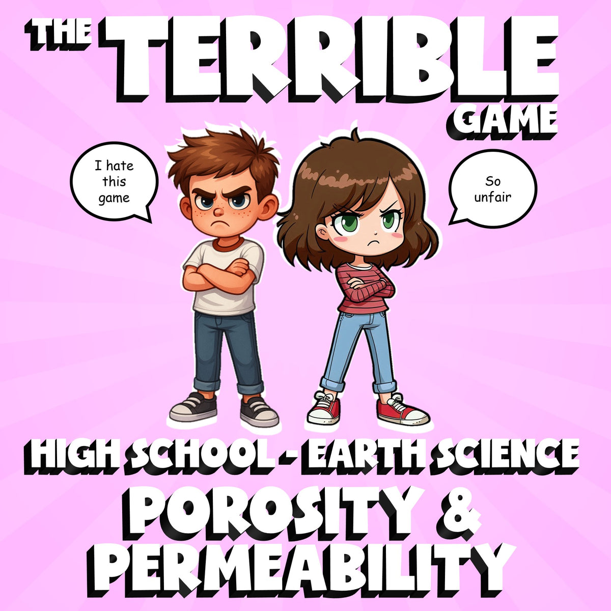 Porosity & Permeability THE TERRIBLE GAME - No Prep Earth Science Review