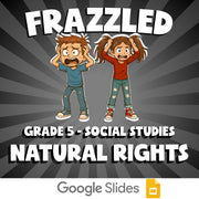 Natural Rights FRAZZLED Socials Game - No Prep Grade 5 Review Activity