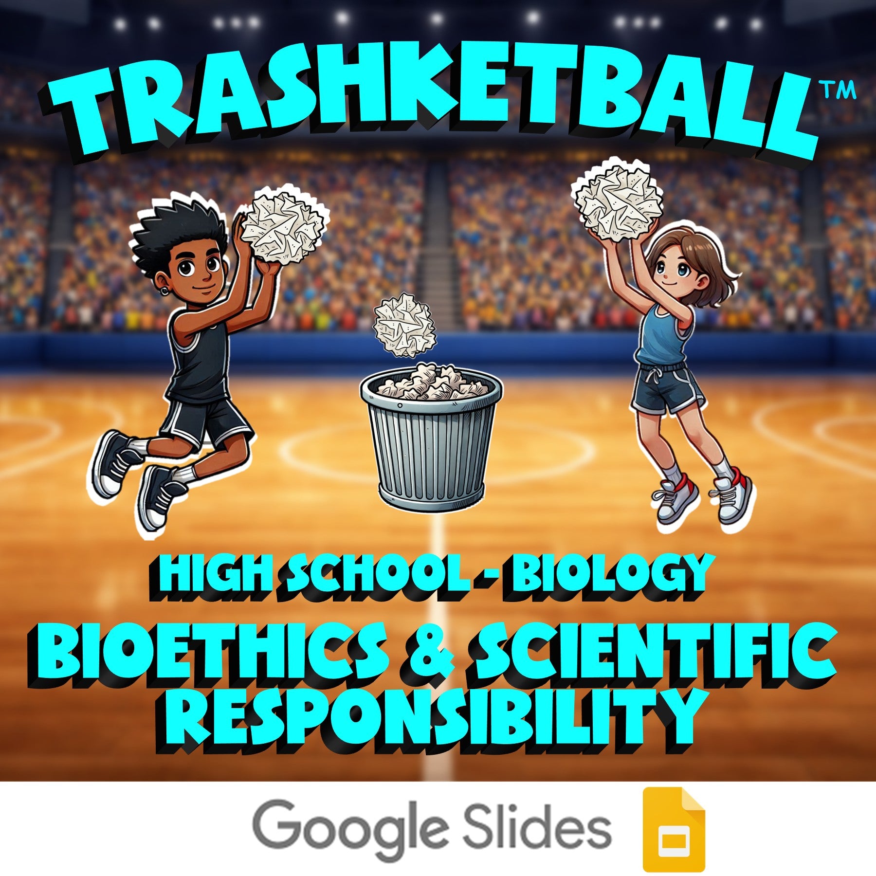 Bioethics & Scientific Responsibility TRASHKETBALL Science Game - Biology