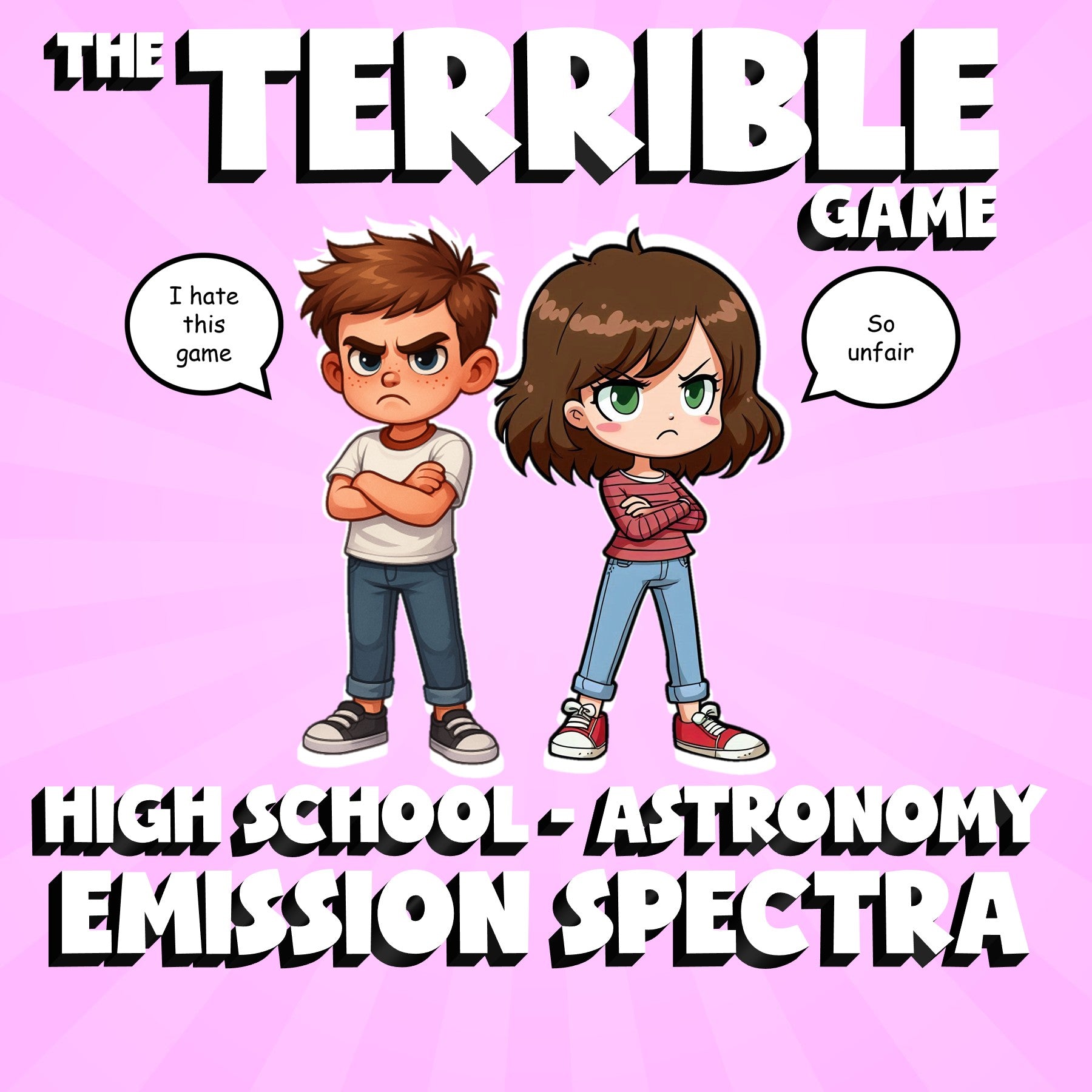Emission Spectra THE TERRIBLE GAME - No Prep Astronomy Science Review Activity