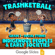 Indigenous Peoples & Early Societies TRASHKETBALL Socials Game - No Prep Grade 3