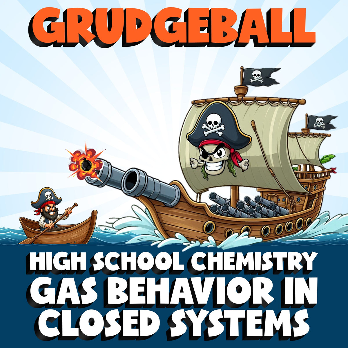 Gas Behavior in Closed Systems GRUDGEBALL Science Game - No Prep Chemistry