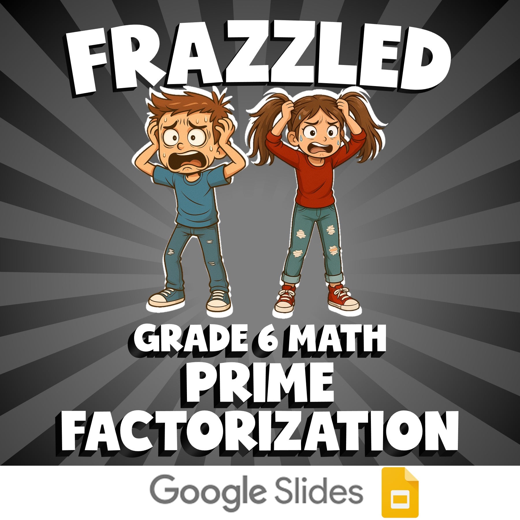 Prime Factorization FRAZZLED Math Game - No Prep Grade 6 Review Activity