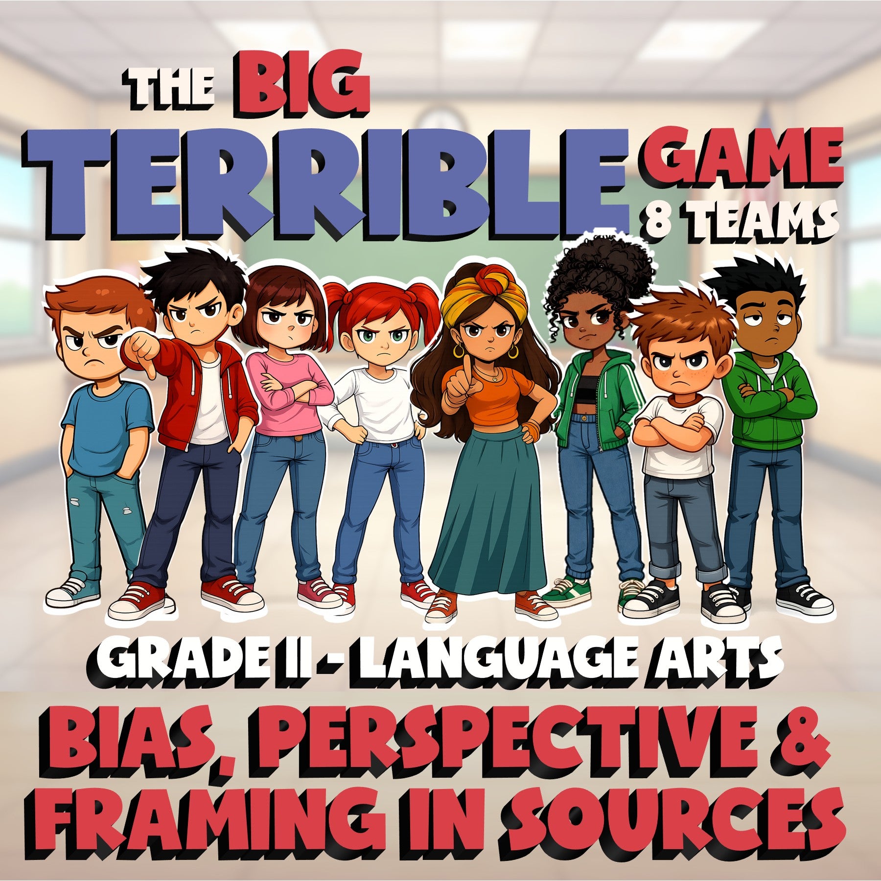 Bias, Perspective & Framing in Sources BIG TERRIBLE GAME - Grade 11 ELA Review