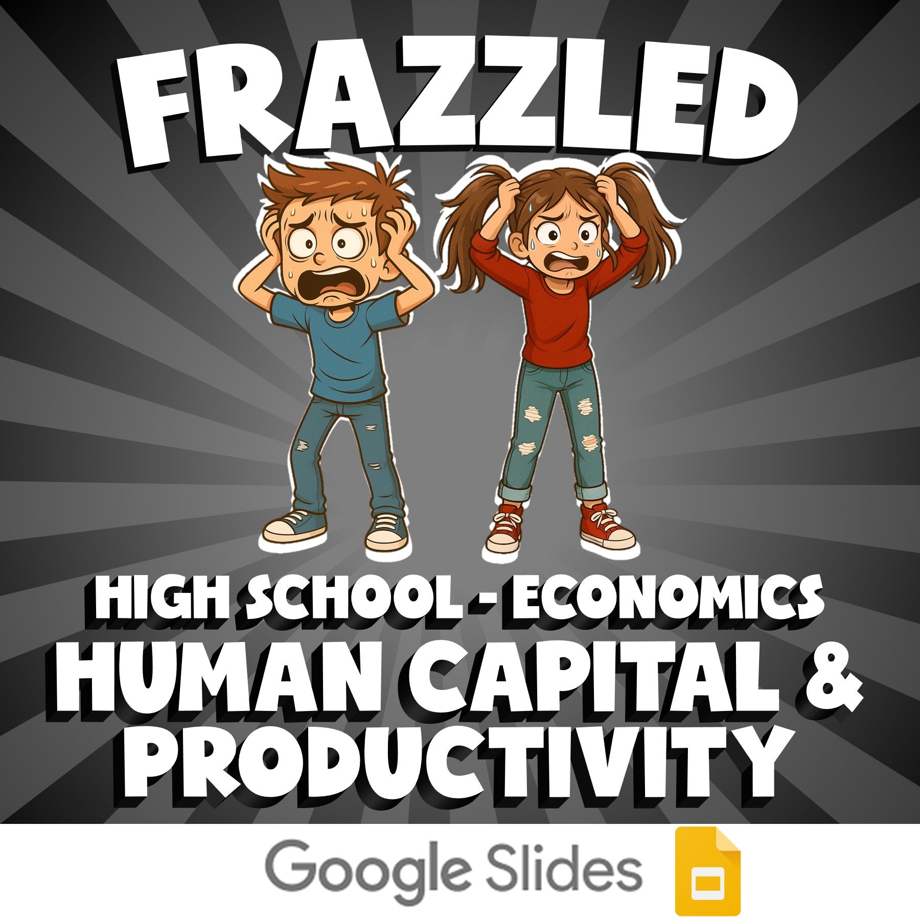 Human Capital & Productivity FRAZZLED Economics Game - No Prep Review Activity