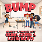 Using Greek & Latin Roots BUMP ELA Game - No Prep Grade 9 Review Activity