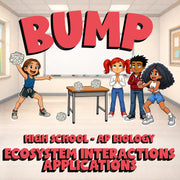 Ecosystem Interactions Applications BUMP Science Game - No Prep AP Biology