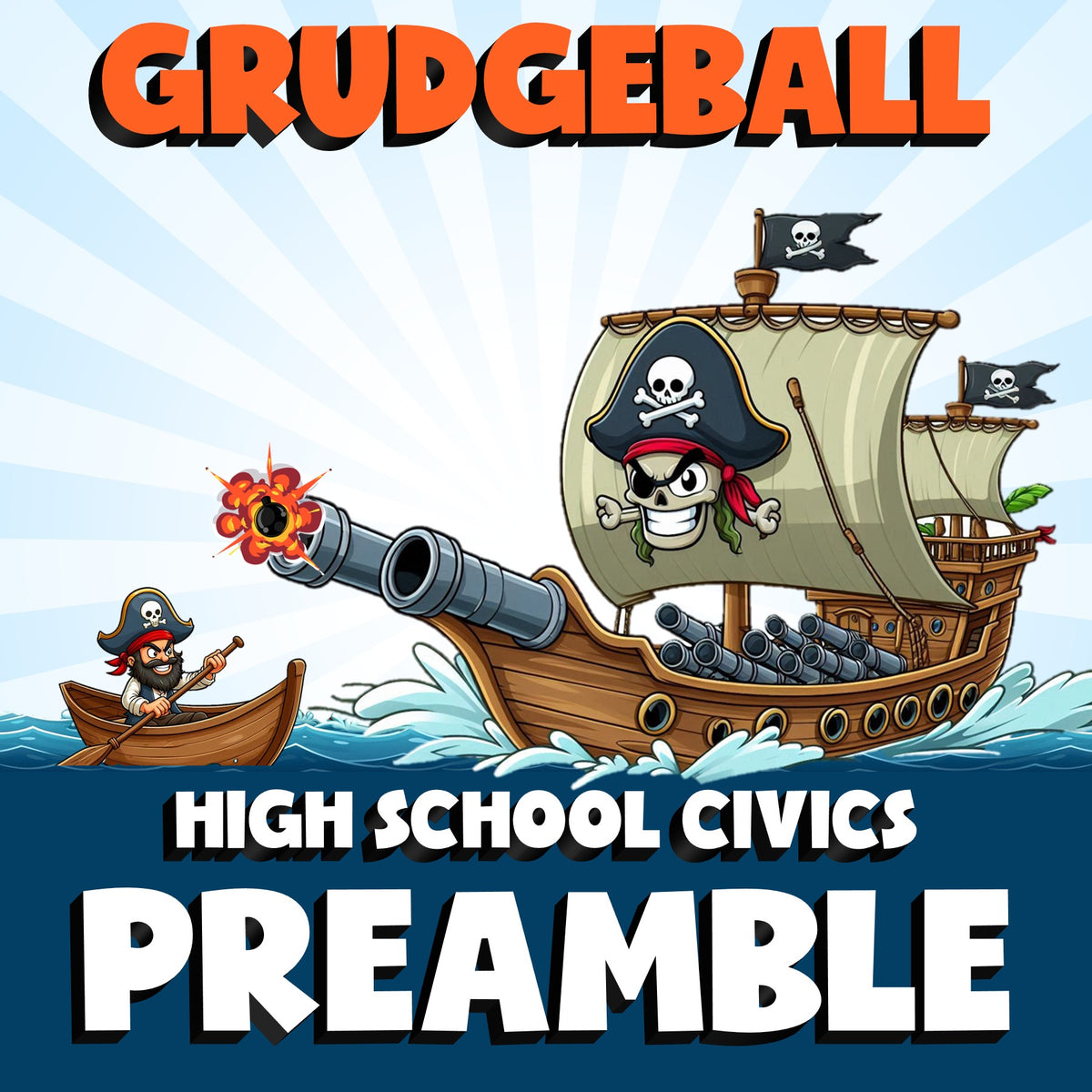 Preamble GRUDGEBALL Civics Game - No Prep Review Activity