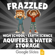 Aquifers & Water Storage FRAZZLED Game - No Prep Earth Science Review Activity