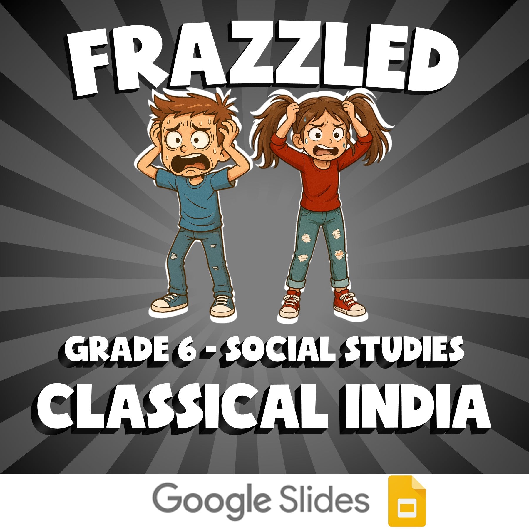 Classical India FRAZZLED Socials Game - No Prep Grade 6 Review Activity