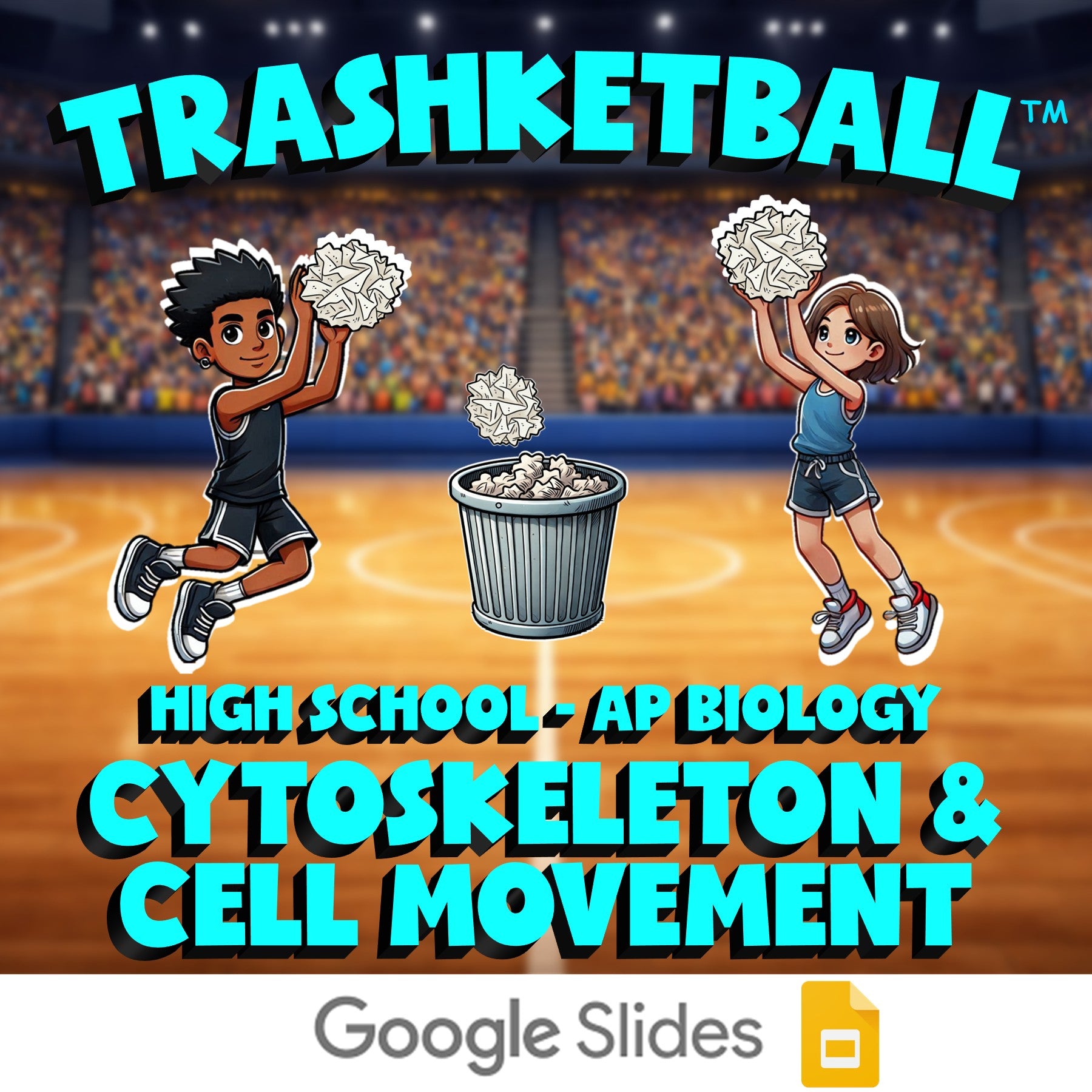 Cytoskeleton & Cell Movement TRASHKETBALL Science Game - No Prep AP Biology
