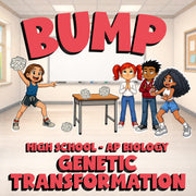 Genetic Transformation BUMP Science Game - No Prep AP Biology Review Activity