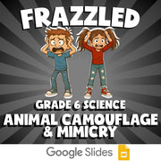 Animal Camouflage & Mimicry FRAZZLED Science Game - No Prep Grade 6 Review