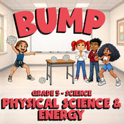 Physical Science & Energy BUMP Science Game - No Prep Grade 5 Review Activity