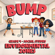 Environmental Zones BUMP Socials Game - No Prep Grade 4 Review Activity