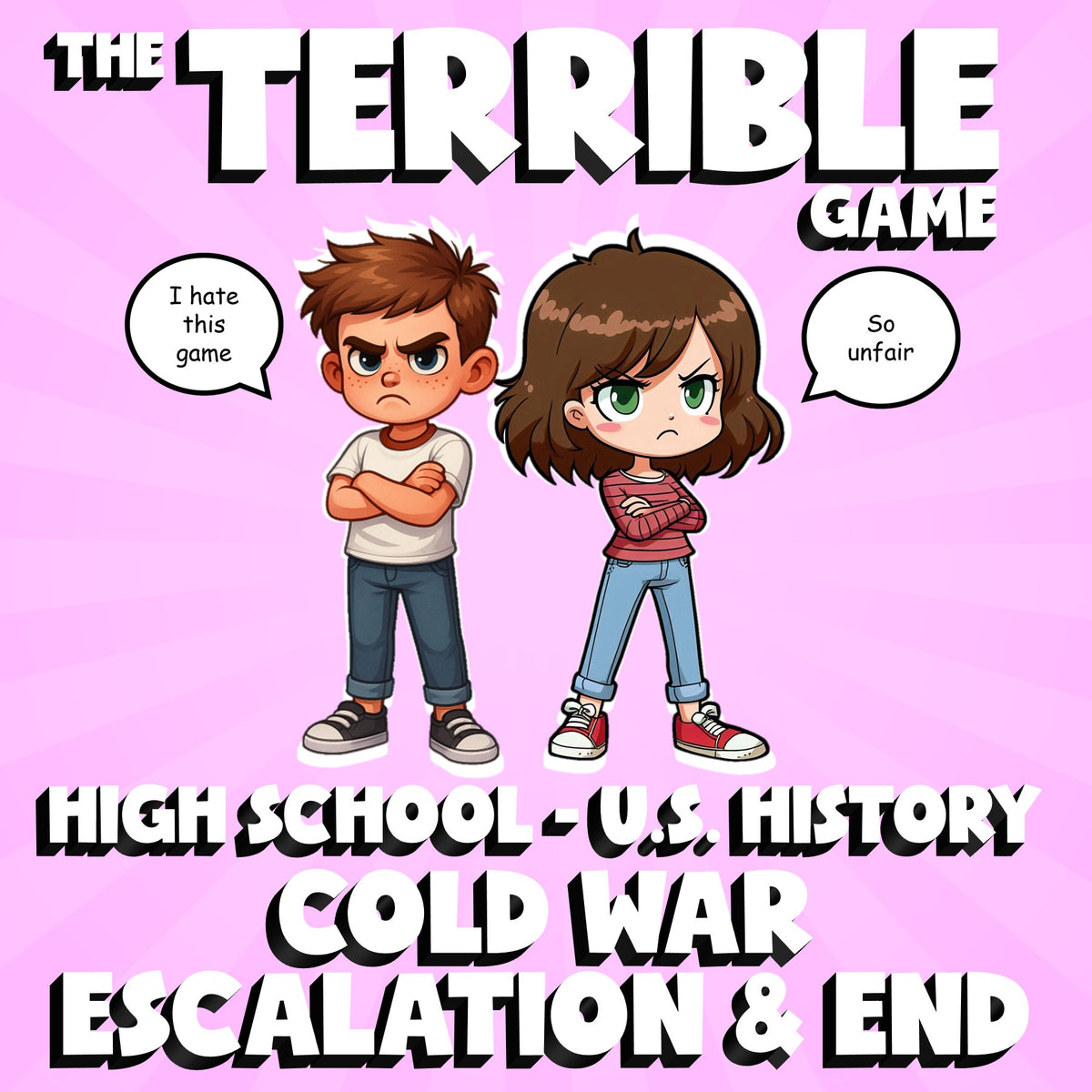 Cold War Escalation & End THE TERRIBLE GAME - No Prep U.S. History Review
