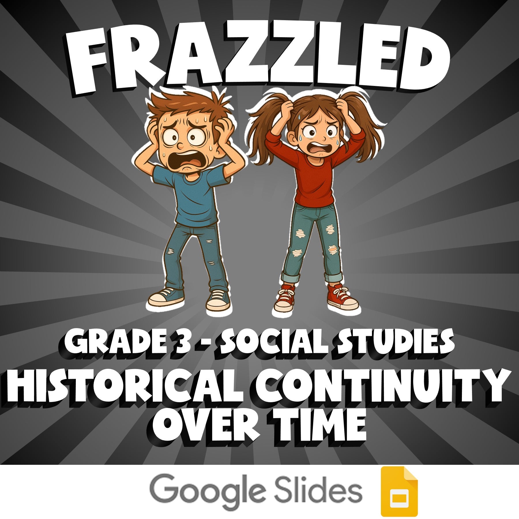 Historical Continuity Over Time FRAZZLED Socials Game - No Prep Grade 3 Review
