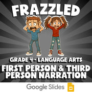 First Person & Third Person Narration FRAZZLED ELA Game - No Prep Grade 4 Review