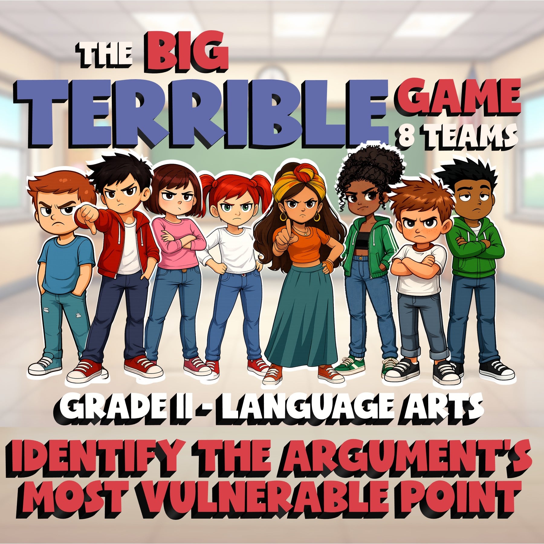 Identify the Argument’s Most Vulnerable Point BIG TERRIBLE GAME - Grade 11 ELA