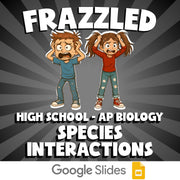 Species Interactions FRAZZLED Science Game - No Prep AP Biology Review Activity